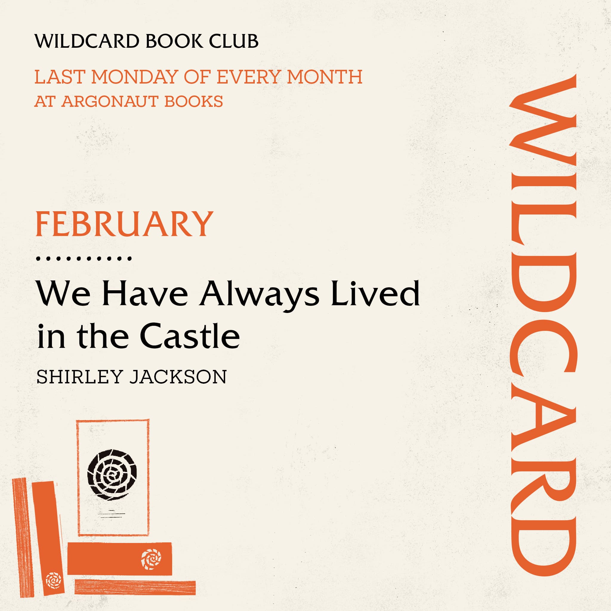 Wildcard Book Club – 23rd February